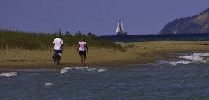 walk on lake M